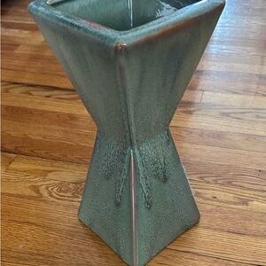 Pier 1 Sage Green Geometric Vase